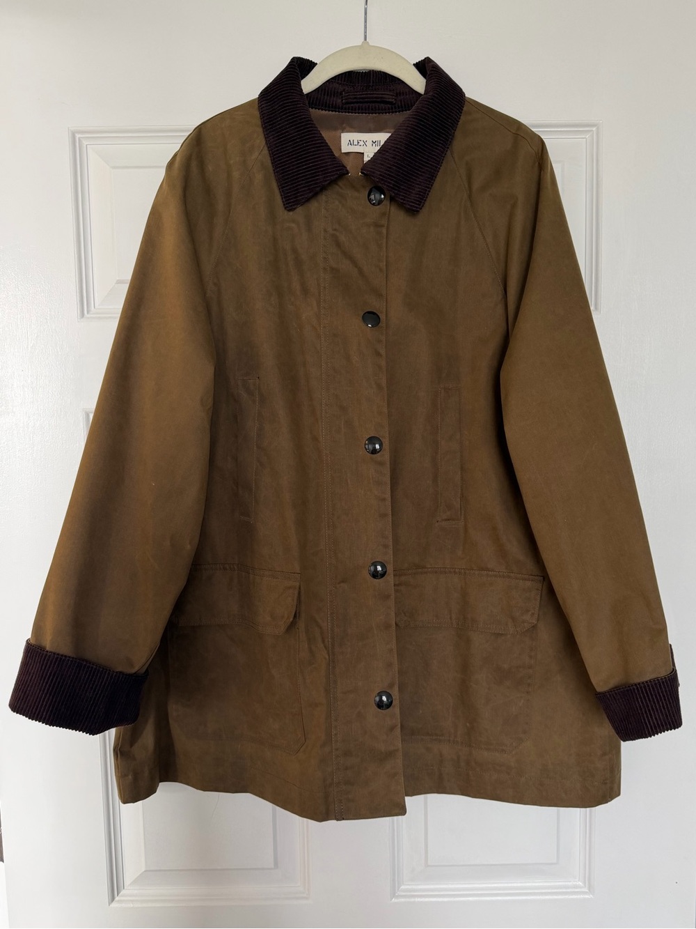 Alex Mill Chiltern Street Jacket In Waxed Cotton - Brown